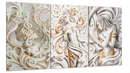Модульна картина Абстракція Дівчина Art-46_B3. Ужгород. фото 1 Модульна картина Абстракція Дівчина Art-46_B3. Ужгород. фото 1