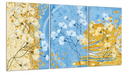 Модульна картина Абстракція Весна Art-22_B3. Ужгород. фото 1 Модульна картина Абстракція Весна Art-22_B3. Ужгород. фото 1