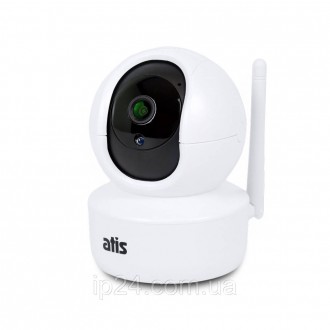 Внутренняя поворотная IP-камера ATIS AI-262-3M с Wi-Fi, разрешением видео 3 Мп, . . фото 2
