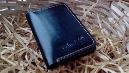 Портмоне гаманець, клатч, гаманець «West», натуральна шкіра, ручна робота, з гра. . фото 4