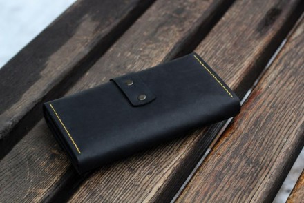 Портмоне гаманець, клатч, гаманець "Comely", колір: чорний, розмір: 18х10,5 см, . . фото 6