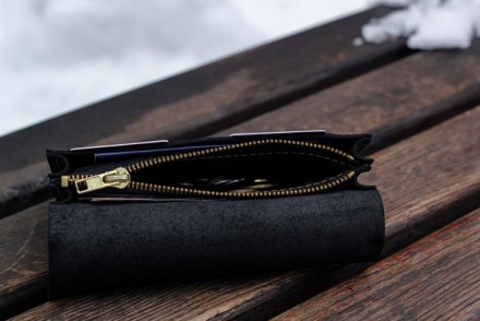 Портмоне гаманець, клатч, гаманець "Comely", колір: чорний, розмір: 18х10,5 см, . . фото 5