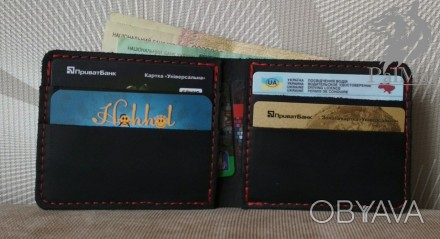 Шкіряний гаманець "Рrize" ручної роботи 
від української майстерні PalMar 
Гаман. . фото 1