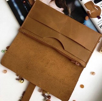 Гаманець гаманець, портмоне "HER" ручної роботи, натуральна шкіра+гравіювання
Шк. . фото 7