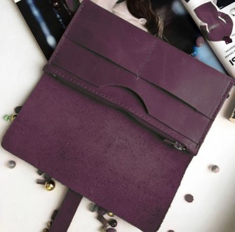 Гаманець гаманець, портмоне "HER" ручної роботи, натуральна шкіра+гравіювання
Шк. . фото 6
