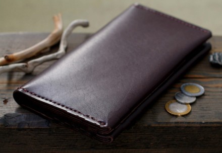 Портмоне гаманець клатч шкіряний гаманець "Rove" ручної роботи, натуральна шкіра. . фото 3