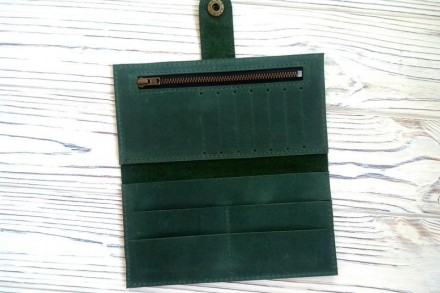 Гаманець гаманець жіночий портмоне "Hold" ручної роботи, натуральна шкіра, на кн. . фото 3