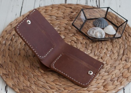 Шкіряний гаманець "Strap" 
від Інтернет-магазину "palmar" 
Гаманець з натурально. . фото 6
