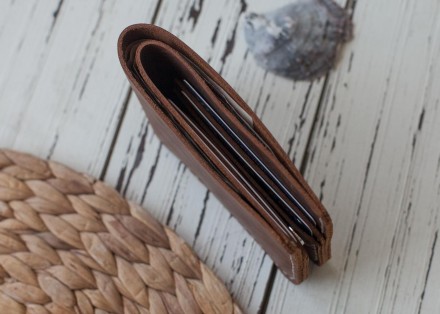 Шкіряний гаманець "Strap" 
від Інтернет-магазину "palmar" 
Гаманець з натурально. . фото 4