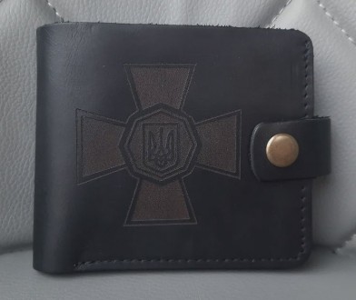 Шкіряний гаманець з гравіюванням, гаманець з ініціалами, іменний гаманець, Іменн. . фото 18