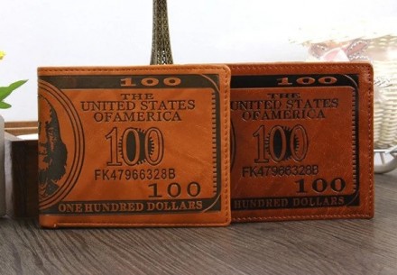 Гаманець з тисненням долара, гаманець з тисненням, портмоне з тисненням
від Інте. . фото 3
