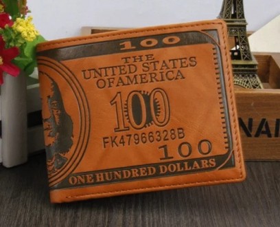 Гаманець з тисненням долара, гаманець з тисненням, портмоне з тисненням
від Інте. . фото 2