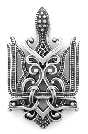 Кулон "Тризуб Королівський", ювелірний сплав ЦАМ, посріблений
від Інтернет-магаз. . фото 4