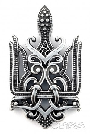 Кулон "Тризуб Королівський", ювелірний сплав ЦАМ, посріблений
від Інтернет-магаз. . фото 1