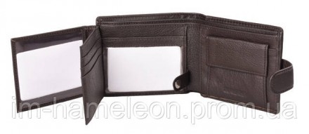Мужской кошелек портмоне из натуральной кожи отличного качества, включая внутрен. . фото 4