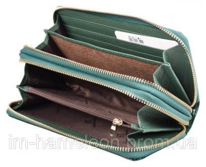 
Артикул: SТ S5001A Green
Жіночий гаманець клатч ST на дві блискавки. Два відділ. . фото 3