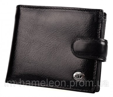 Мужской кошелек портмоне из натуральной полированой кожи премиум качества, включ. . фото 2
