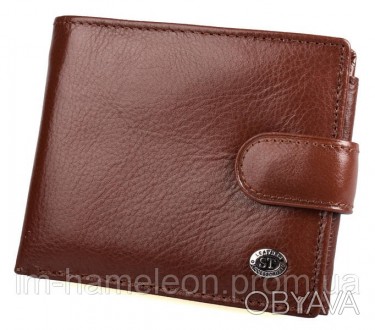 Мужской кошелек портмоне из натуральной полированой кожи премиум качества, включ. . фото 1