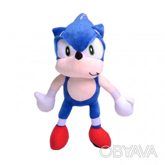 М'яка плюшева іграшка їжачок Супер Сонік 
 Sonic the Hedgehog — головний персона. . фото 1