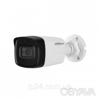 
	Кольорова мультиформатна вулична HDCVI відеокамера DH-HAC-HFW1800TLP-A (2.8 мм. . фото 1