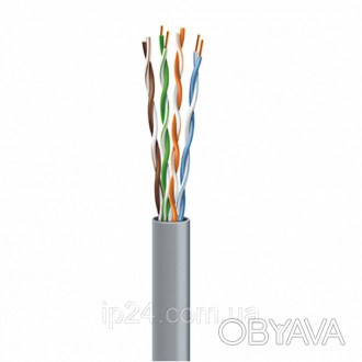 Cat. 5e U/UTP 4х2х0.51 - кабель для цифровой связи. Конструктив: многожильный, с. . фото 1