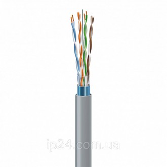 Cat. 5e F/UTP 4х2х0.51 - кабель для цифрового зв'язку. Конструктив: багатожильни. . фото 2