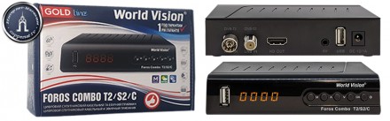 Комбинированный ресивер World Vision Foros Combo T2/S2/C. Харків. фото 1 Комбинированный ресивер World Vision Foros Combo T2/S2/C. Харків. фото 1