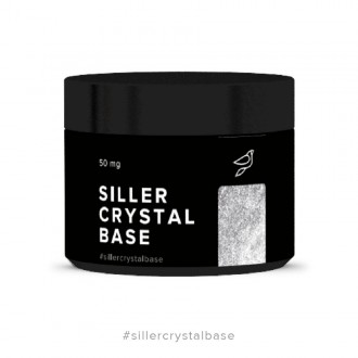 
Crystal Base от Siller Professional — прозрачная база с мелким кристаллическим . . фото 2