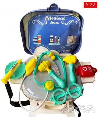 Игровой набор профессия 22 элемента + чемодан используется как портфель . . фото 1