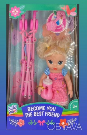 Кукла большая с коляской игровой набор для девочек, кукла, игрушка для девочки 1