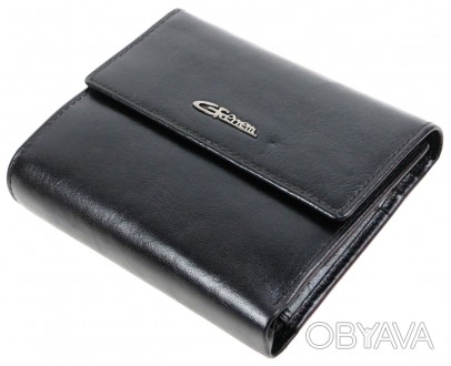Мужское кожаное портмоне со съемным чехлом для платежных карт Giorgio Ferretti ч. . фото 1