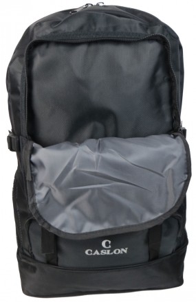 Рюкзак туристический с возможностью увеличения  Nobrand S9802 40л Черный с синим. . фото 9