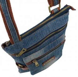 Молодежная джинсовая сумка на плечо Fashion Jeans8082 Голубая
Лицевую сторону су. . фото 8