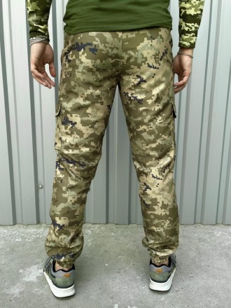 
 Легкі штани із міцної тканини військового зразка.
- Матеріал: поліестер високо. . фото 3