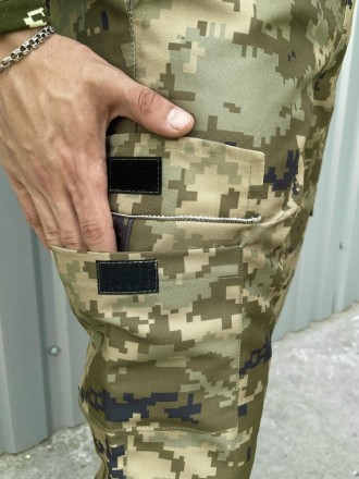 
 Легкі штани із міцної тканини військового зразка.
- Матеріал: поліестер високо. . фото 6