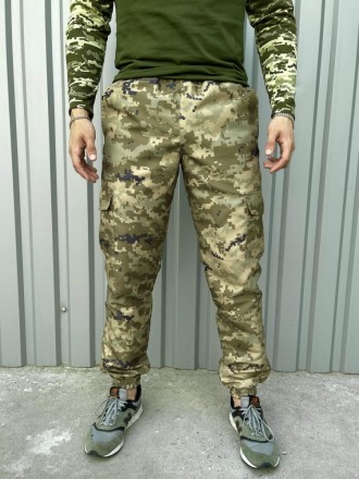 
 Легкі штани із міцної тканини військового зразка.
- Матеріал: поліестер високо. . фото 2