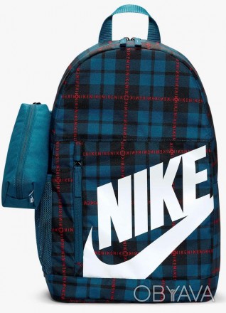 Городской спортивный рюкзак + косметичка Nike DM1888-404 20L Синий в клетку
Рюкз. . фото 1
