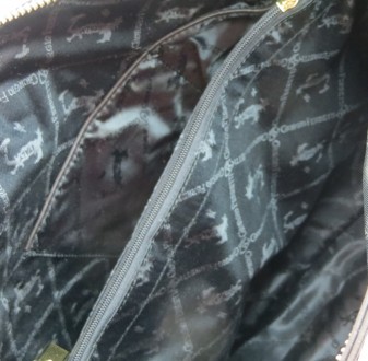 Женская кожаная сумка с ремешком цепочкой Giorgio Ferretti 90488-137 Коричневая
. . фото 8