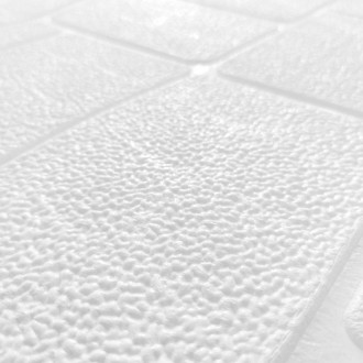  Самоклеящаяся 3D панель камень белый 700х700х6мм Декоративная панель "камень бе. . фото 3