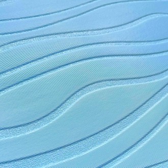  Самоклеящаяся 3D панель голубые волны 600х600х4мм (106) Декоративные 3D панели . . фото 3
