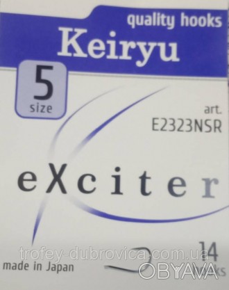 Гачки рибальські eXciter Keiryu
Японський гачок преміумкласу. Японські гачки EXC. . фото 1