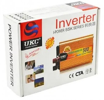Прибор UKC INVERTER 12V, 500W используется для преобразования электричества из 1. . фото 8