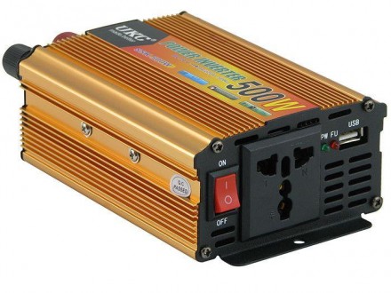 Прибор UKC INVERTER 12V, 500W используется для преобразования электричества из 1. . фото 5