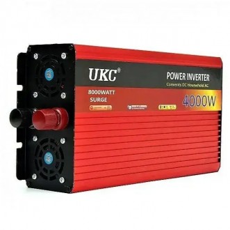 Инвертор UKC-AR 4000W предназначен для преобразования электричества из 12В в 220. . фото 2