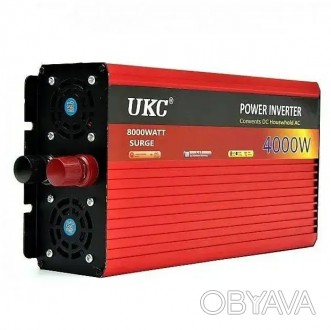 Инвертор UKC-AR 4000W предназначен для преобразования электричества из 12В в 220. . фото 1