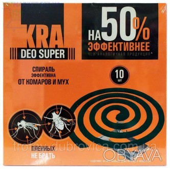 Засіб інсектицидний Спіралі від комарів ANTI Mosquito без запаху, 10 шт/уп.
KRA . . фото 1