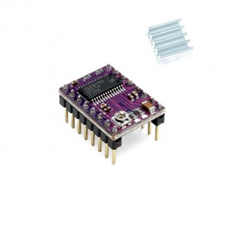 Драйвер DRV8825 шагового двигателя Arduino с радиатором. Київ. фото 1 Драйвер DRV8825 шагового двигателя Arduino с радиатором. Київ. фото 1
