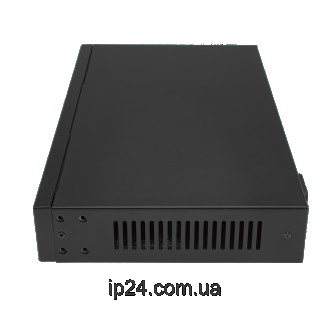 Комутатор мережевий POE GV-009-D-24+2 PG 24 портів 10/100 Мбіт/с POE Підтримка I. . фото 5