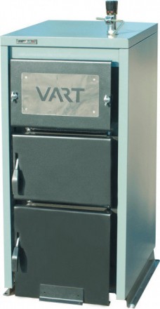 Твердопаливний котел VART КСТ-16 має сталевий теплообмінник товщиною 4 мм. Вага . . фото 4