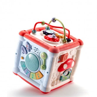 Развивающая игрушка "музыкальный куб" (сортер, ксилофон) ТМ Sobebear арт. YL 612. . фото 4